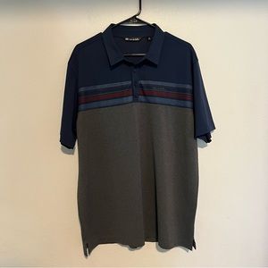 Travis Mathew - XL - Retro Striped Golf Polo